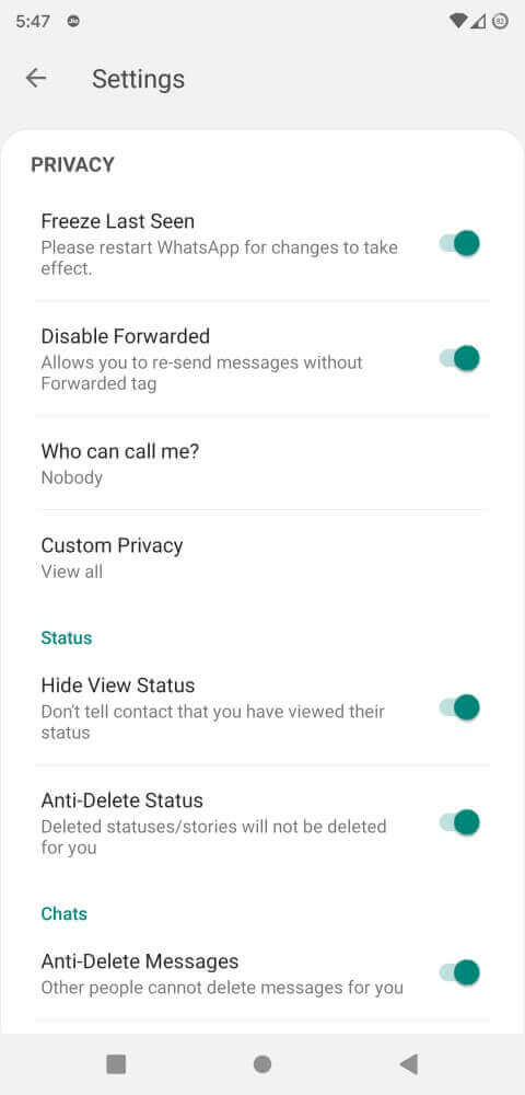 whatsapp aero apk