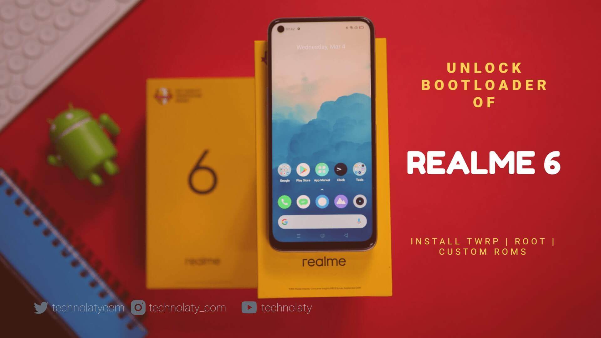 Realme 6 Bootloader Unlocking Guide