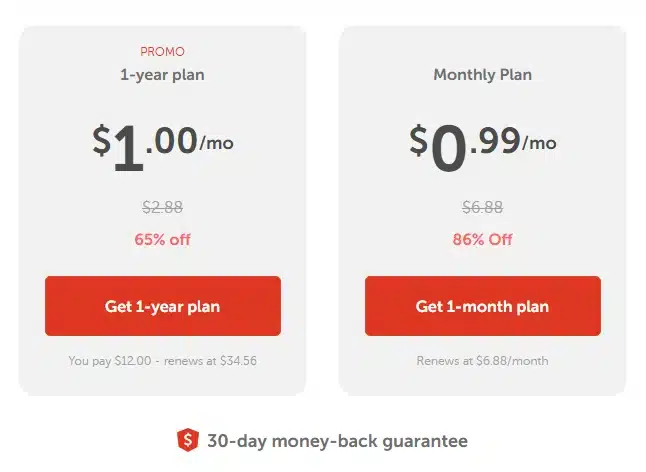 FastVPN Pricing